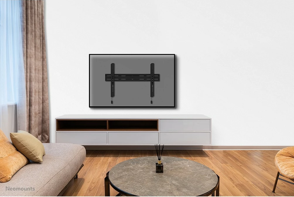 Mbajtës muri për TV Neomounts WL30S-850BL16, fiks, çelik, 42-86 inç, i zi