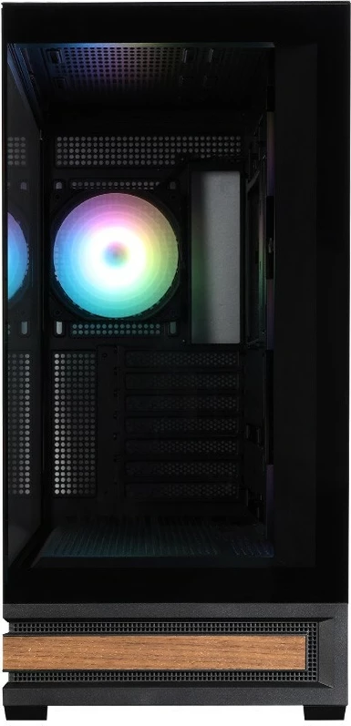 Kasë Zalman P40 NAMU ATX Midi Tower ARGB, panel qelq i temperuar, USB-C, 4x 120 mm ventilatorë, e zezë