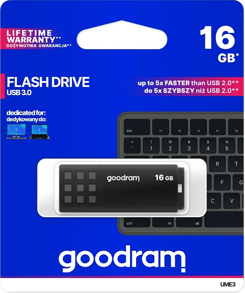 USB Goodram, UME3, 16 GB 