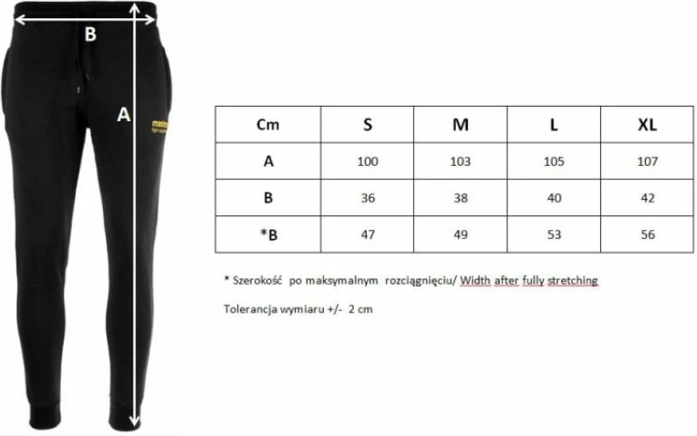 Pantallona për meshkuj Masters, të zeza