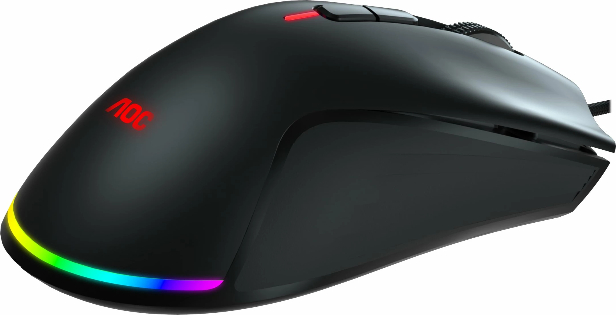 Maus gaming AOC GM530B, 16,000 DPI, 7 butona, RGB, i zi