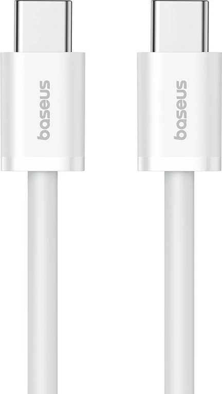 Kabllo USB C në USB C Baseus Superior, 2 m, 30 W, Bardhë