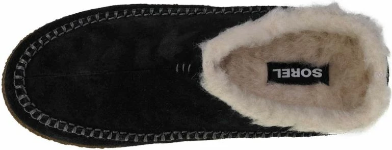 Papuçe për meshkuj Sorel, të zeza