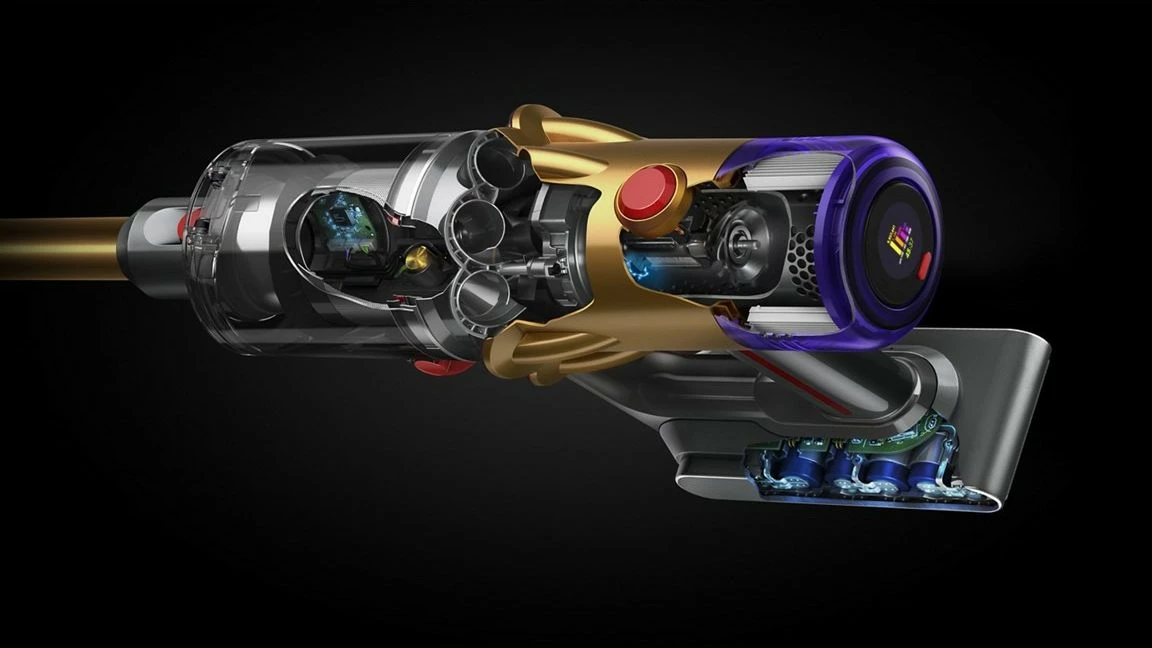 Fshesë me bateri Dyson V12 Detect Slim Absolute, 2-në-1, 60 min runtime, ngjyrë ari