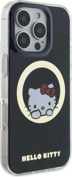 Mbështjellës Hello Kitty IML Sweet Kitty MagSafe për iPhone 16 Pro Max, Zi