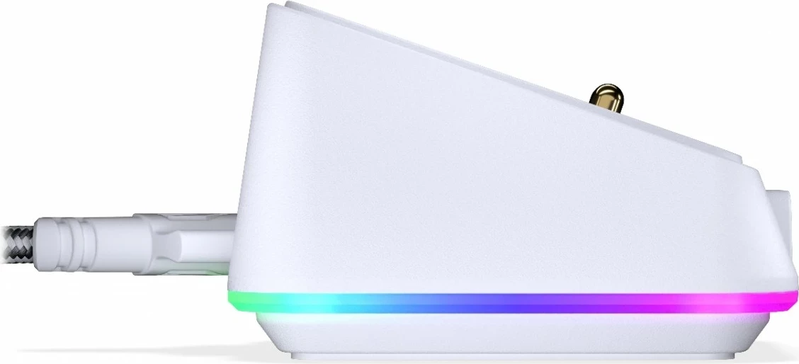 Kasë maus Endorfy Mouse Dock Onyx White, RGB, USB-C, e bardhë