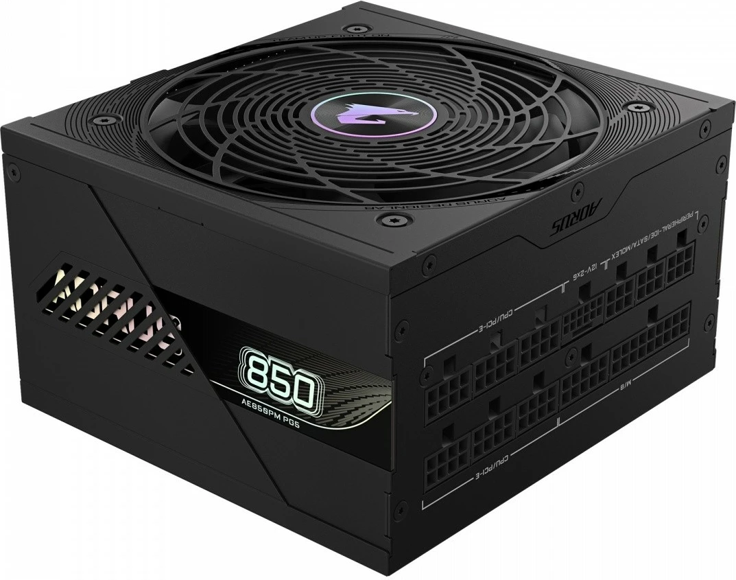 Kasë energjie Gigabyte GP-AE850PM PG5, 850W, Modular, 80 PLUS Platinum, e zezë