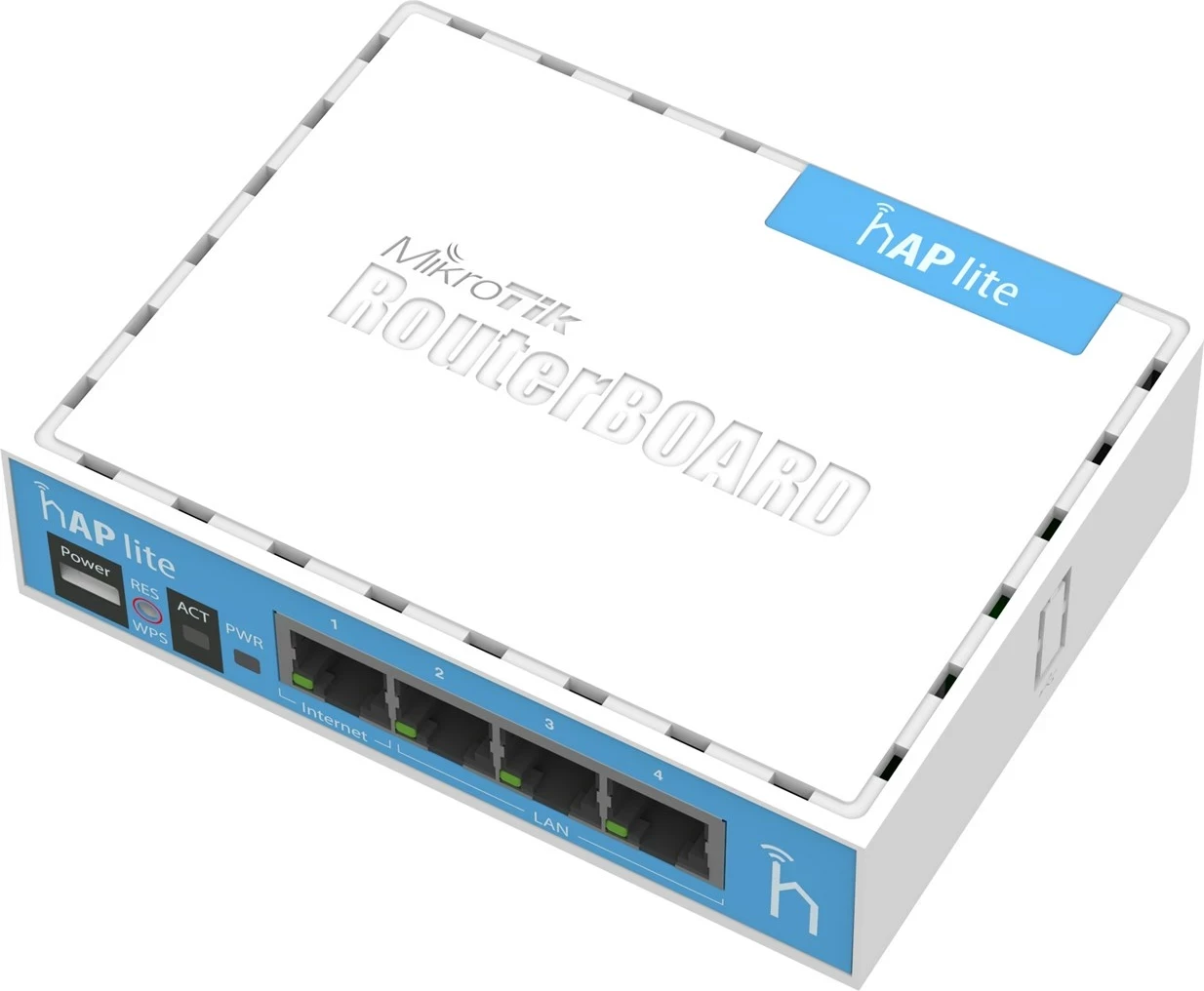 Router MikroTik hAP lite RB941-2nD, i bardhë