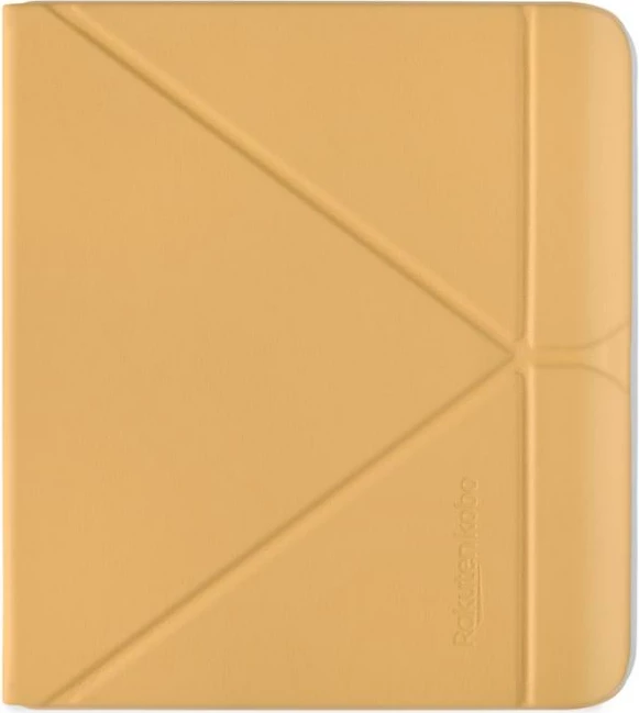 Mbështjellës e-reader Kobo SleepCover Libra N428-AC-YL-E-PU, palosje-stand, auto sleep/wake, për Kobo Libra, 195x155x20 mm, e verdhë