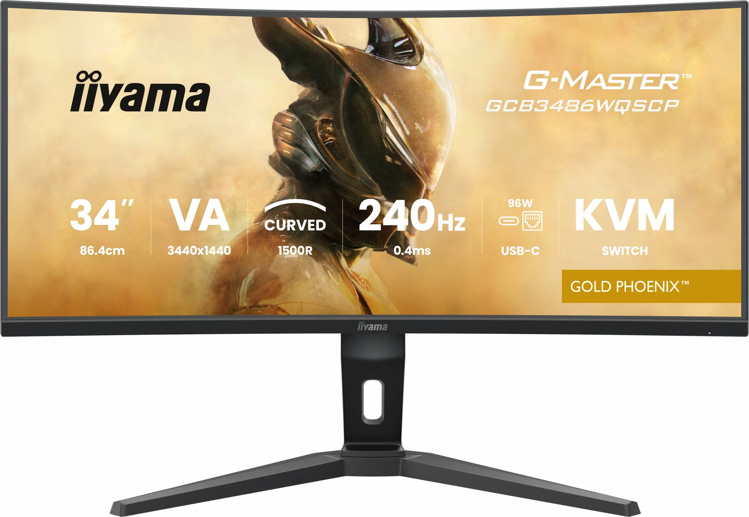 Monitor iiyama G-Master GCB3486WQSCP 34 inç, 3440x1440, 240Hz, KVM, i zi