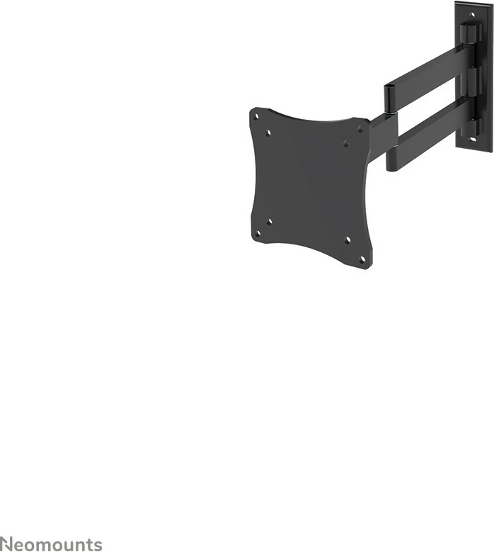 Mbajtës muri Neomounts FPMA-W830BLACK, 75 x 75 mm, 100 x 100 mm, 0 - 140°, 0 - 180°, Alumini, E zezë