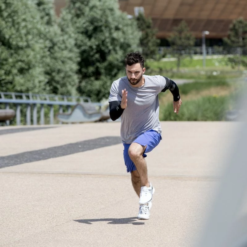 Mëngë kompresimi për stërvitje Reebok, të zeza