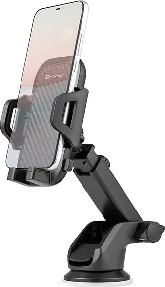 Mbajtës telefoni për veturë Tracer U33 me krah teleskopik, i zi