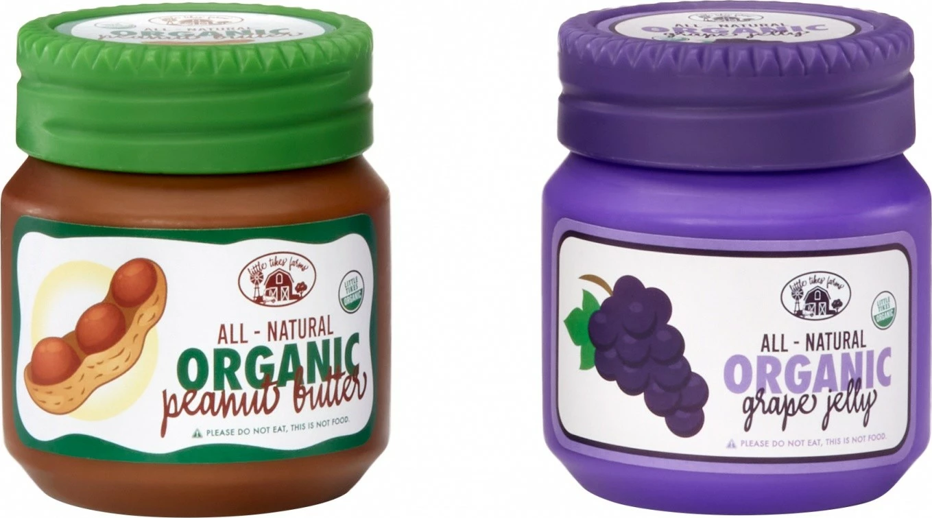 Set lodrash Little Tikes Creative Chefs Sandwiches, gjalpë kikiriku dhe reçel, shumëngjyrësh