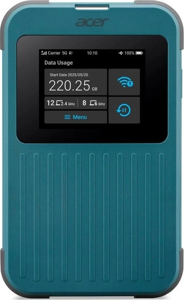 Hotspot mobil Acer Connect M4 5G, Wi-Fi 6, ekran me prekje, bateri 8000mAh
