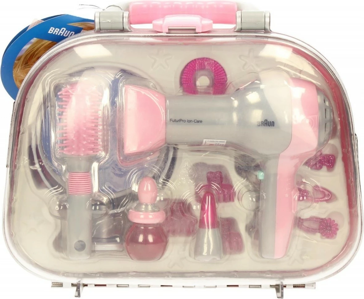 Set lodrash berberi Klein Braun 5855, për vajza, Rozë/Argjend