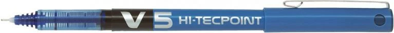Stilolaps rollerball, Pilot, Hi-Tecpoint V5 (BX-V5-L), majë çelik precize, bojë e lëngshme, blu