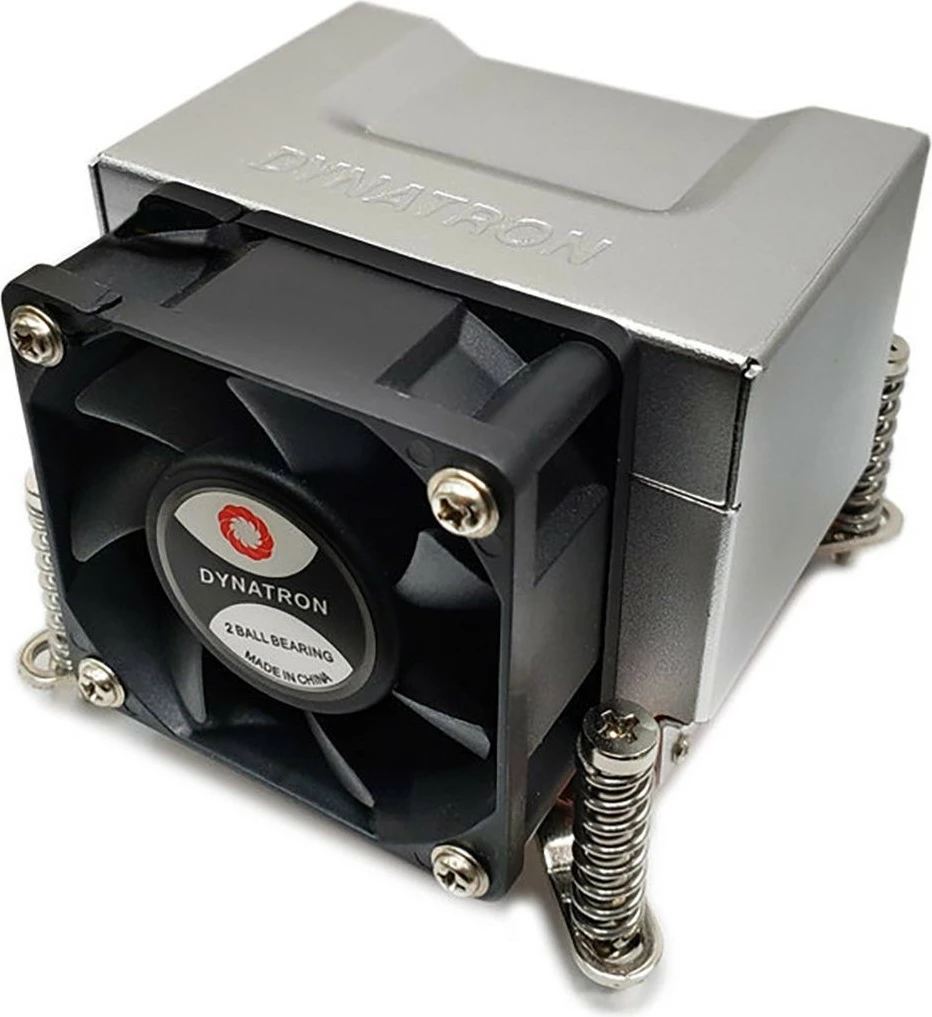 Ftohës procesori Inter-Tech Q-5, 6 cm, LGA 1700, alumini/bakër, zi/argjend