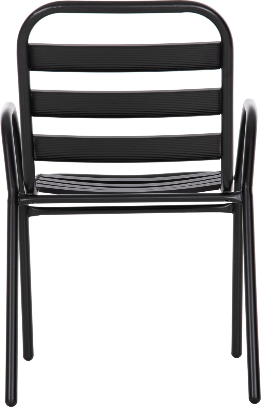 Karrige PRELUDE FH5970.03, kornizë metalike, sedilje dhe mbështetëse alumini, ngjyrë e zezë, 54x56x79H cm