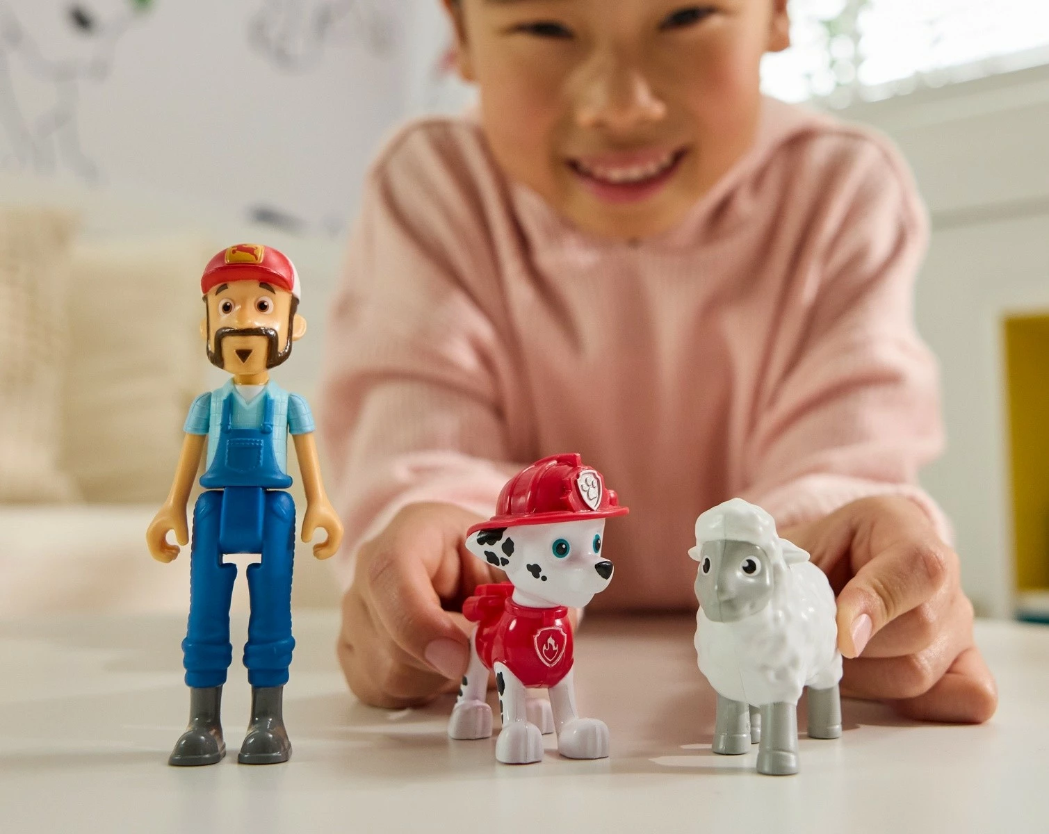 Set figurina Paw Patrol Spin Master Marshall & Farmer Al, plastikë