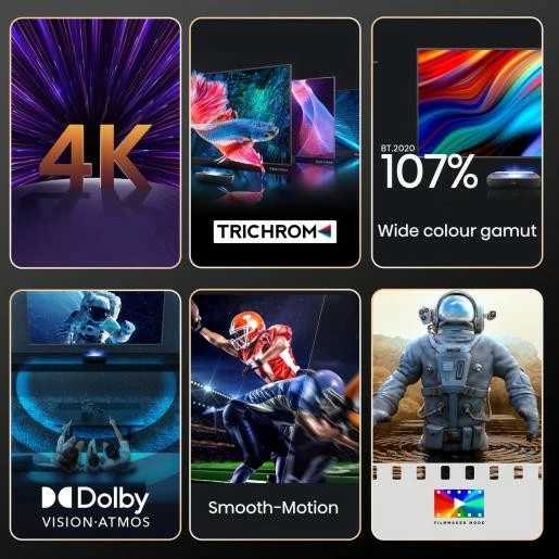 Televizor Laser Hisense 100L9HD, 100", Ultra HD/4K, Smart TV, Dolby Vision, i zi