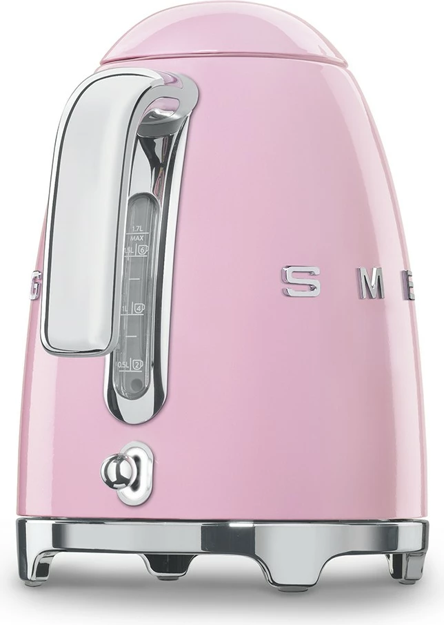 Ibrik elektrik SMEG KLF03PKEU, 1.7L, 2400W, rozë