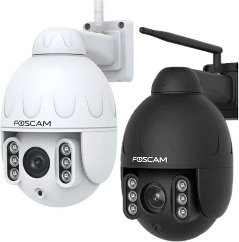 Kamerë IP Foscam SD4-W, dome, wireless, 4x zoom, e bardhë