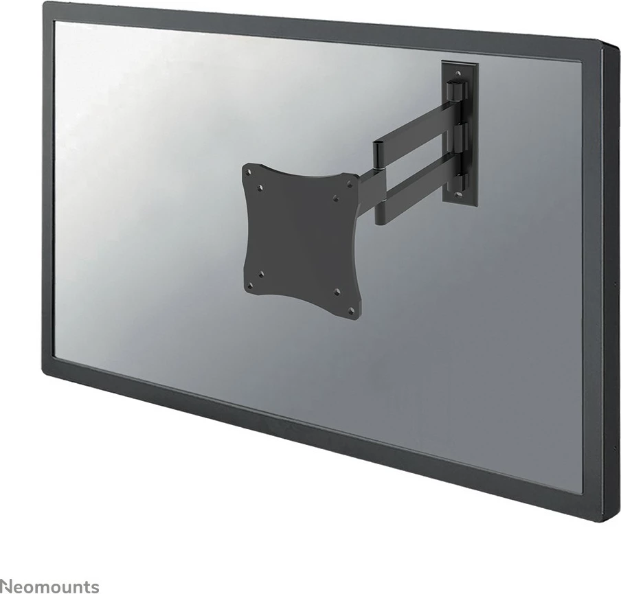 Mbajtës muri Neomounts FPMA-W830BLACK, 75 x 75 mm, 100 x 100 mm, 0 - 140°, 0 - 180°, Alumini, E zezë