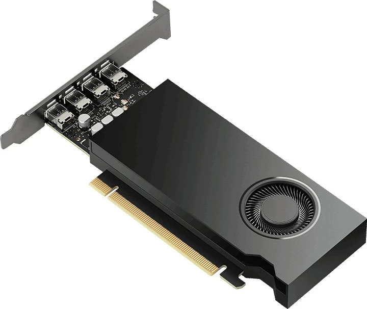 Kartelë grafike PNY Quadro RTX 2000E ADA, 16GB GDDR6, 4x mini DisplayPort, e zezë