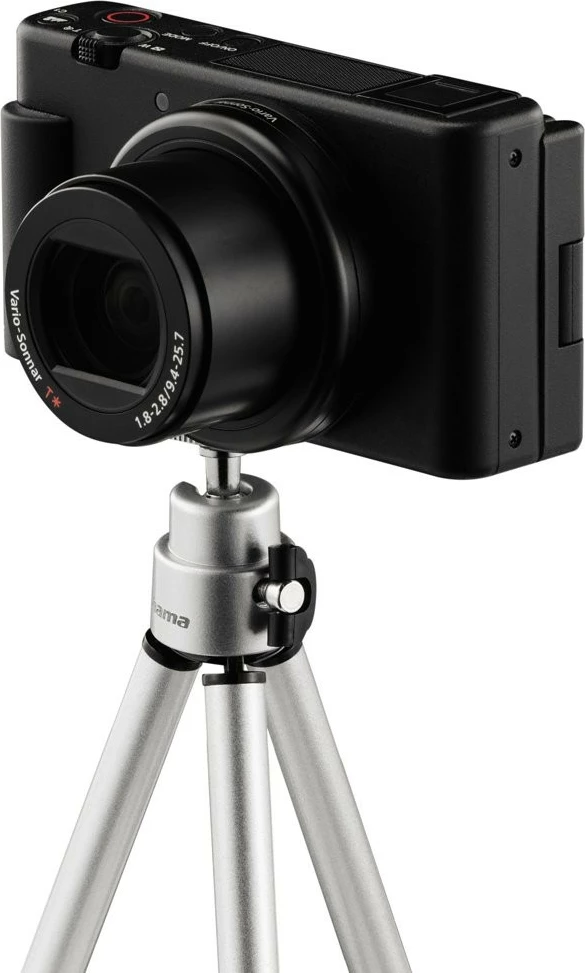 Tripod mini 2-në-1 Hama Fancy 4666 për smartphone dhe kamera, argjend