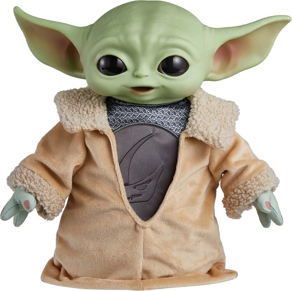 Lodër pelushi Star Wars Mattel Din Grogu, 28 cm, multikolor