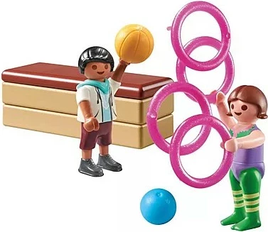 Set lodrash Playmobil Special Plus 71757, Gjimnastikë për fëmijë, 11 pjesë