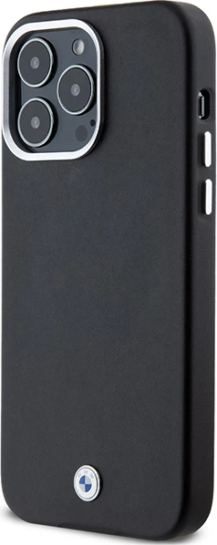 Mbështjellës BMW Signature Wrapped Metal MagSafe për iPhone 15 Pro Max, i zi