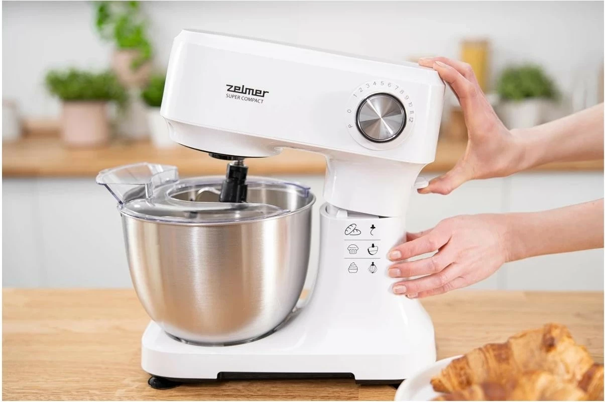 Mikser ushqimi Zelmer ZKR1340, 3.5L, 600W, bardhë