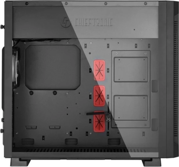 Kasë Chieftec GT-01B-OP, Midi Tower, ARGB, e zezë