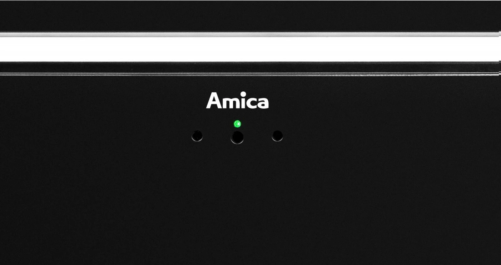 Aspirator i integrum Amica OMC6751B, 60 cm, kontroll me gjeste dhe telekomandë, LED, i zi