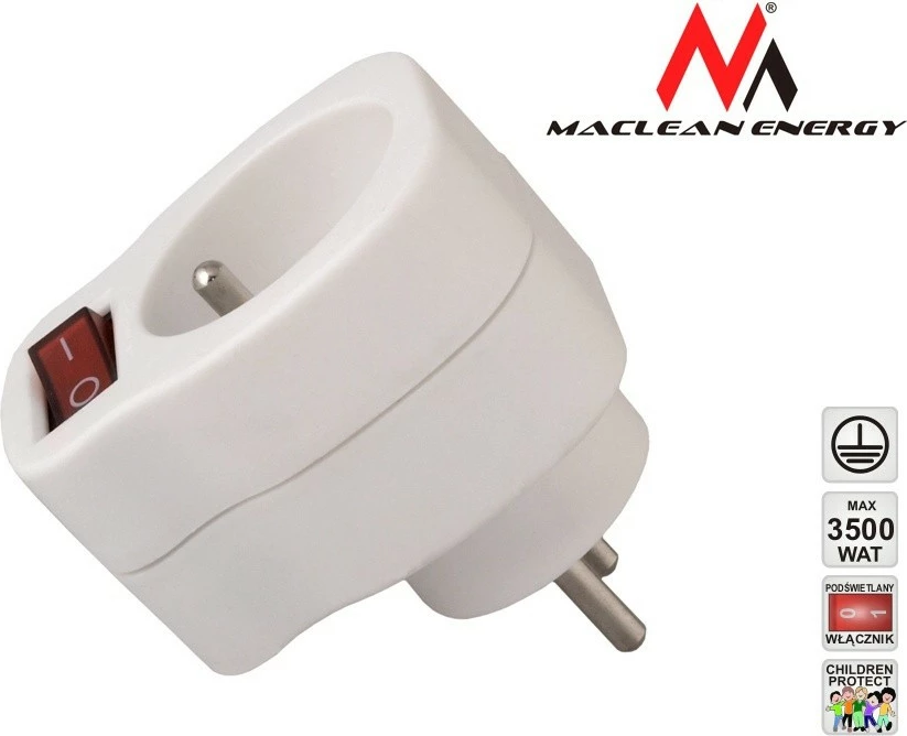 Prizë me ndërprerës Maclean MCE13, Bardhë