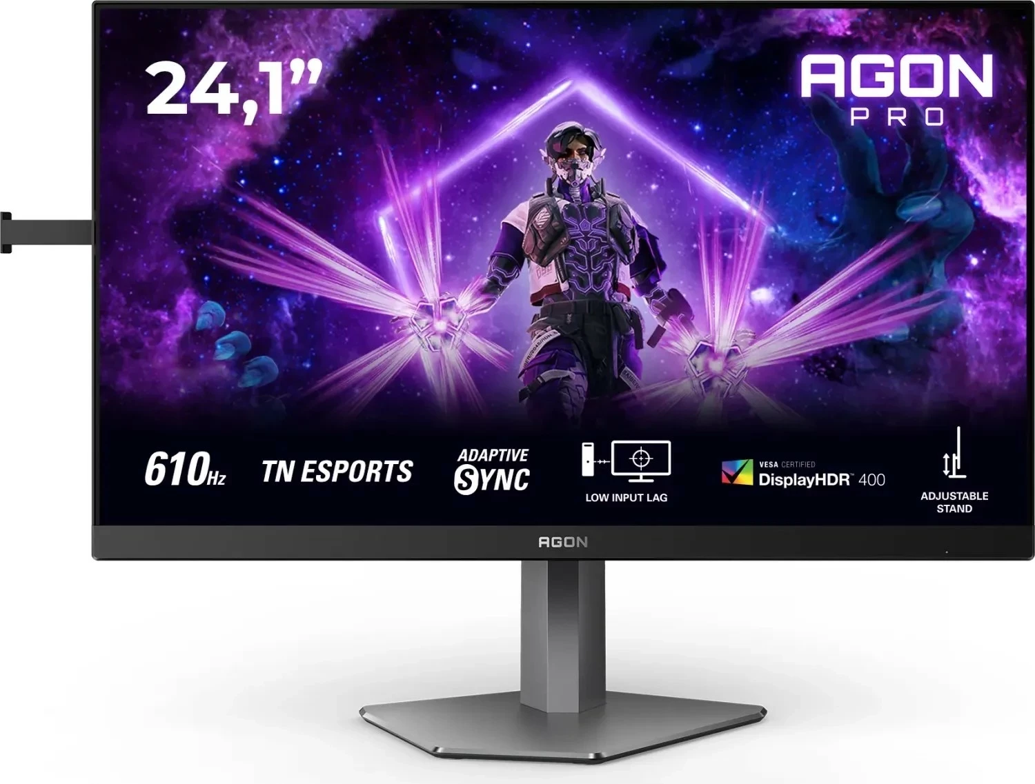 Monitor gaming AOC AGON PRO AG246FK6, 24.1", Full HD, 610Hz, HDR400, eTN, i zi