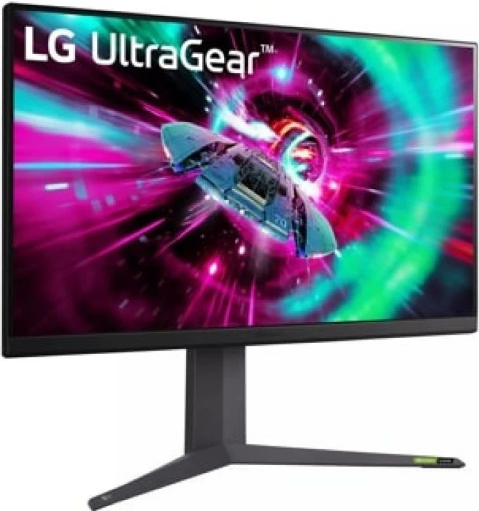 Monitor, LG, 32GR93U-B (32GR93UB/32GR93U-B.AEU), 32", i sheshtë LCD, e zezë/gri