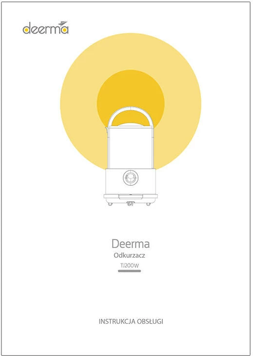 Fshesë elektrike Deerma TJ200, 6L, 800W, e bardhë