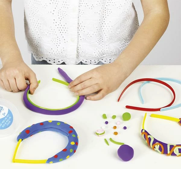 Set për krijimin e bizhuterive Carioca Modelight, Vathë dhe Shirit për Flokë, 2x30g