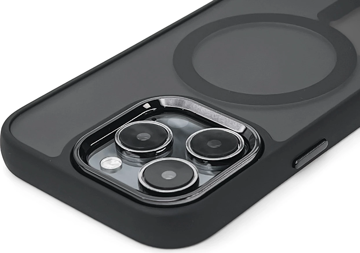 Mbështjellës Hurtel Fashion Case MagSafe për iPhone 17 Pro, i zi