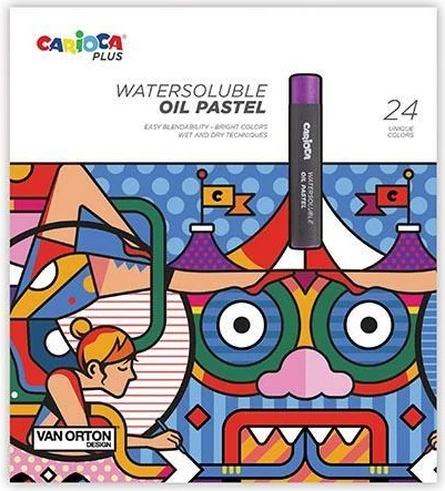 Markerë vajorë Carioca Plus 24 Ngjyra