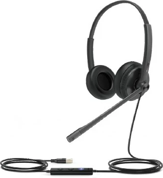 Kufje Yealink UH34, Wired, Office/Call center, 20 - 20000 Hz, 118 g, Headset, Black