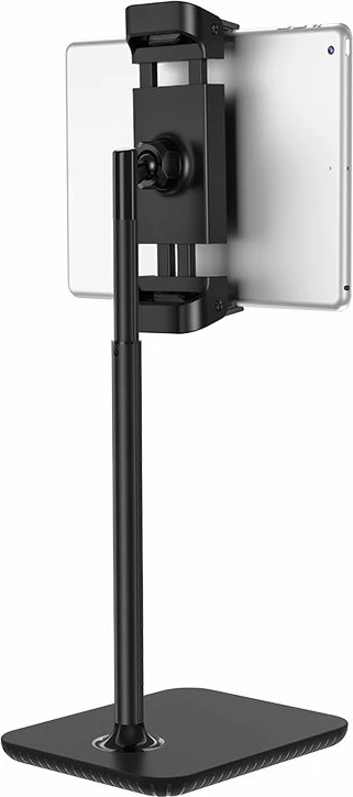 Mbajtës teleskopik Acefast E4 për tavolinë, për celularë dhe tabletë, 135-230mm, 360°, zi