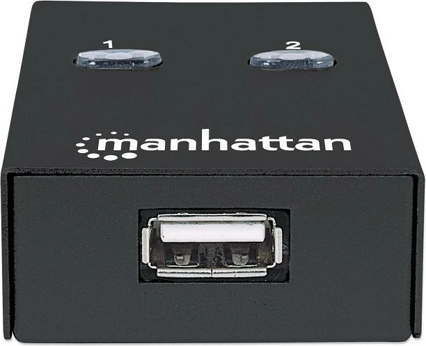Switch USB Manhattan 162005, 2 PC - 1 USB, i zi