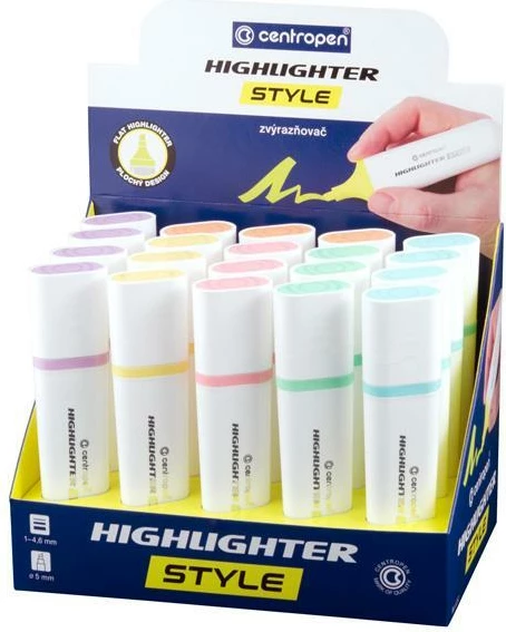 Markerë Centropen 29553, pastel, set 20 copë