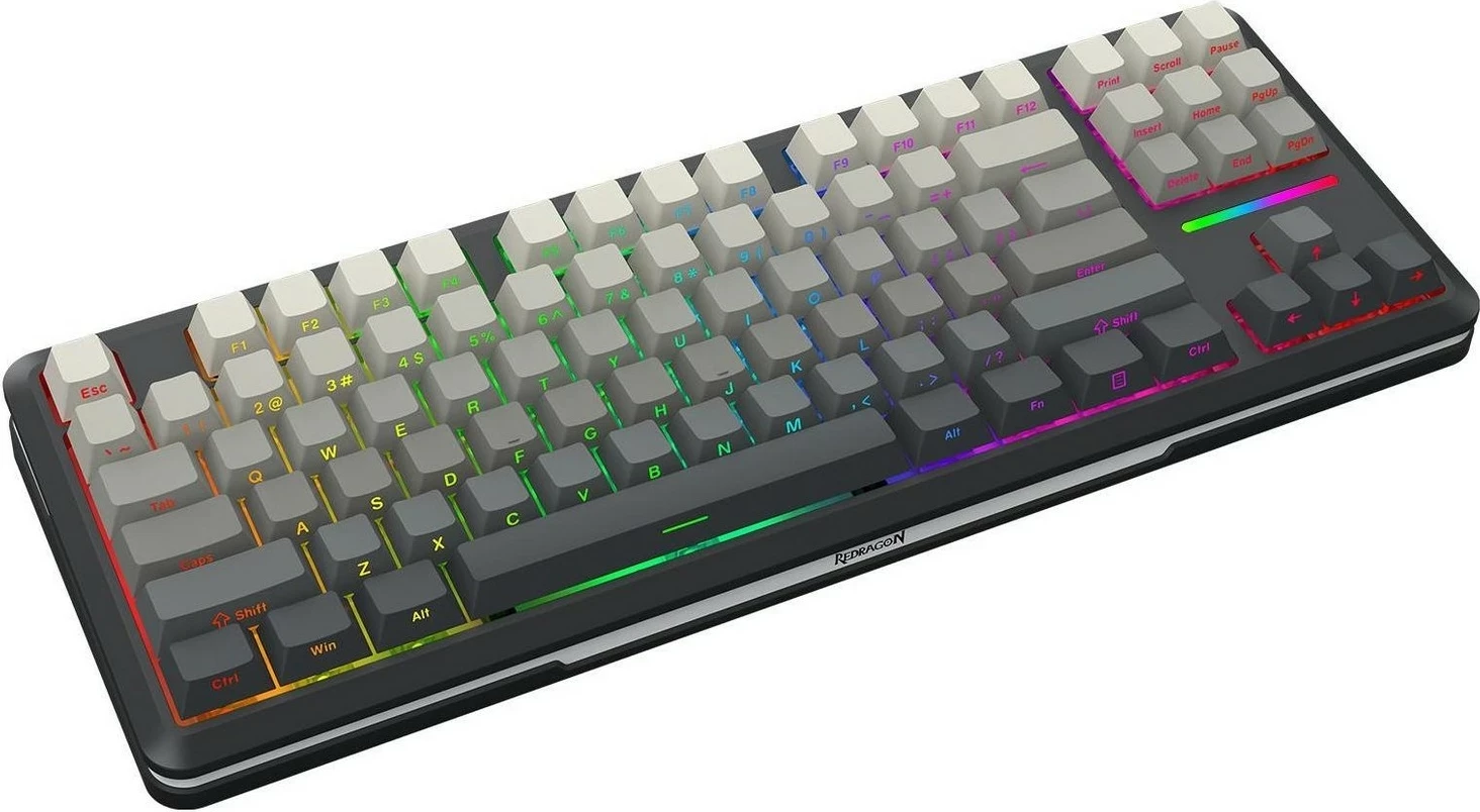 Tastierë mekanike Redragon K734SP-RGB-PRO Wildslash Pro, RGB, 87 taste, grey