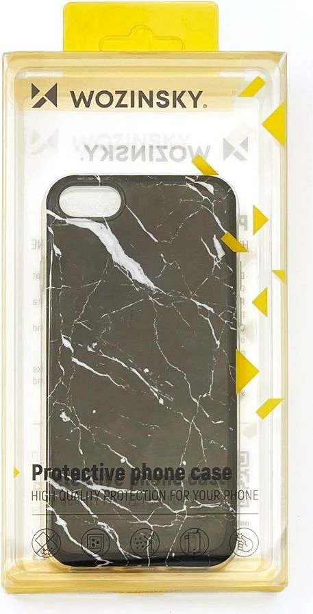Mbështjellës Wozinsky Marble për Xiaomi Mi 10 Lite, TPU, Bardhë