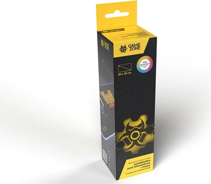 Mauspad Tracer GameZone Hexy1 RGB, i zi